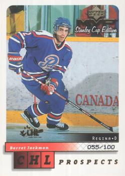 1999-00 Upper Deck MVP Stanley Cup Edition - Gold Script #209 Barret Jackman Front