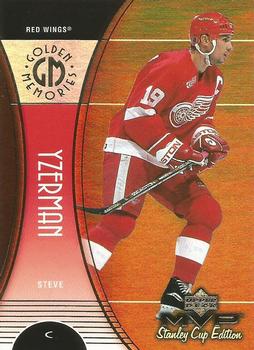1999-00 Upper Deck MVP Stanley Cup Edition - Golden Memories #GM5 Steve Yzerman Front
