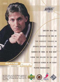 1999-00 Upper Deck Ovation - Center Stage #CS13 Wayne Gretzky Back