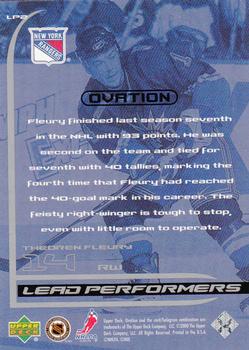 1999-00 Upper Deck Ovation - Lead Performers #LP2 Theoren Fleury Back
