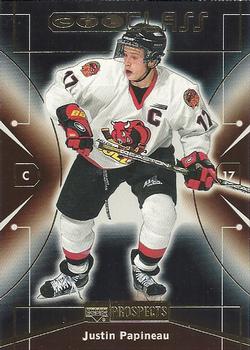 1999-00 Upper Deck Prospects - CHL Class #C2 Justin Papineau Front