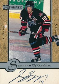 1999-00 Upper Deck Prospects - Signatures of Tradition #JS Jason Spezza Front