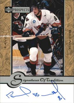 1999-00 Upper Deck Prospects - Signatures of Tradition #PB Pavel Brendl Front