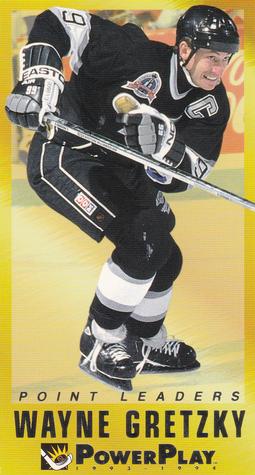 1993-94 Fleer PowerPlay - Point Leaders #3 Wayne Gretzky Front
