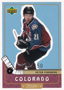 1999-00 Upper Deck Retro - Gold #19 Peter Forsberg Front