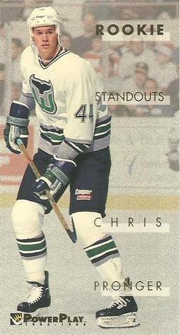 1993-94 Fleer PowerPlay - Rookie Standouts #12 Chris Pronger Front