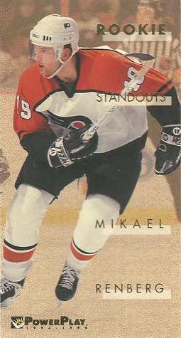 1993-94 Fleer PowerPlay - Rookie Standouts #13 Mikael Renberg Front