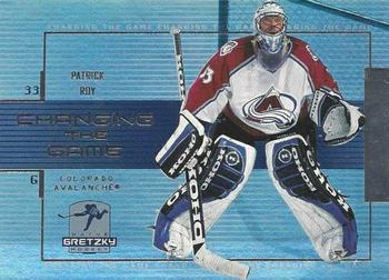 1999-00 Upper Deck Wayne Gretzky - Changing The Game #CG-10 Patrick Roy Front