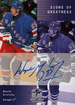 1999-00 Upper Deck Wayne Gretzky - Signs of Greatness #WG Wayne Gretzky Front