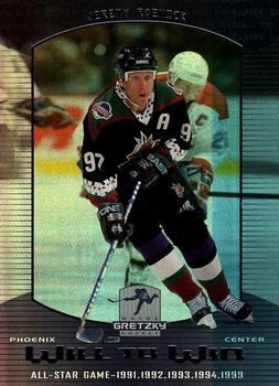 1999-00 Upper Deck Wayne Gretzky - Will to Win #W6 Jeremy Roenick Front