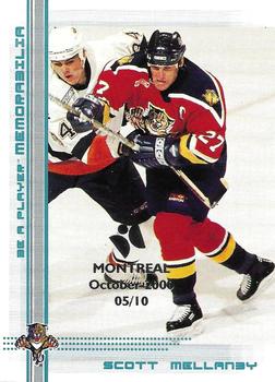 2000-01 Be a Player Memorabilia - Montreal Olympic Stadium Show Blue #2 Scott Mellanby Front