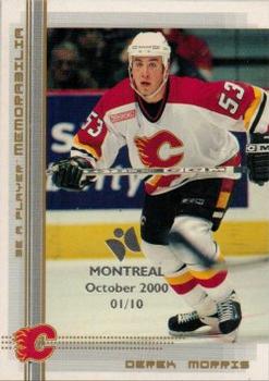2000-01 Be a Player Memorabilia - Montreal Olympic Stadium Show Gold #300 Derek Morris Front
