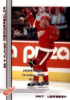 2000-01 Be a Player Memorabilia - Montreal Olympic Stadium Show Purple #302 Pat Verbeek Front