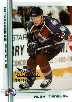 2000-01 Be a Player Memorabilia - NHL All-Star Fantasy Emerald #25 Alex Tanguay Front