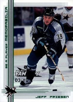 2000-01 Be a Player Memorabilia - NHL All-Star Fantasy Emerald #49 Jeff Friesen Front
