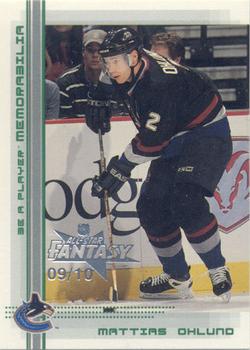 2000-01 Be a Player Memorabilia - NHL All-Star Fantasy Emerald #329 Mattias Ohlund Front