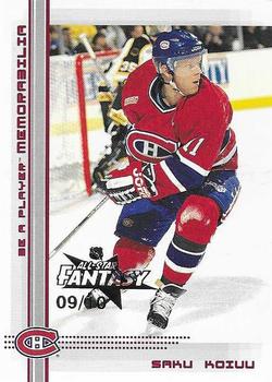 2000-01 Be a Player Memorabilia - NHL All-Star Fantasy Ruby #151 Saku Koivu Front