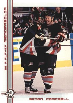 2000-01 Be a Player Memorabilia - Ruby #92 Brian Campbell Front