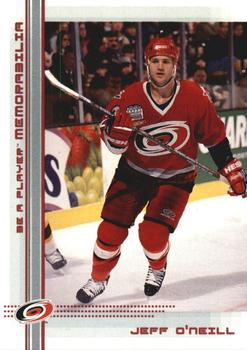 2000-01 Be a Player Memorabilia - Ruby #110 Jeff O'Neill Front