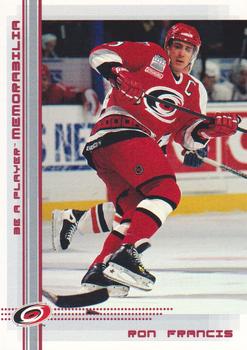 2000-01 Be a Player Memorabilia - Ruby #206 Ron Francis Front