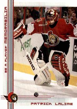 2000-01 Be a Player Memorabilia - Ruby #273 Patrick Lalime Front