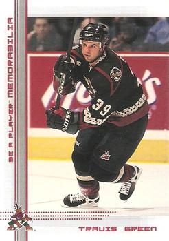 2000-01 Be a Player Memorabilia - Ruby #327 Travis Green Front