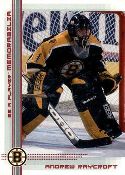 2000-01 Be a Player Memorabilia - Ruby #485 Andrew Raycroft Front