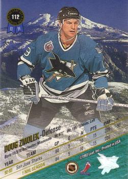 1993-94 Leaf #112 Doug Zmolek Back