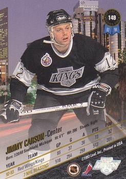 1993-94 Leaf #149 Jimmy Carson Back