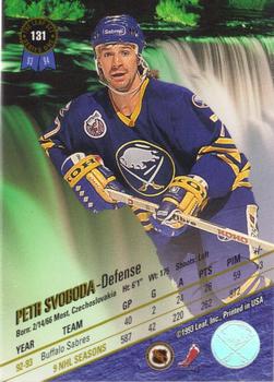 1993-94 Leaf #131 Petr Svoboda Back