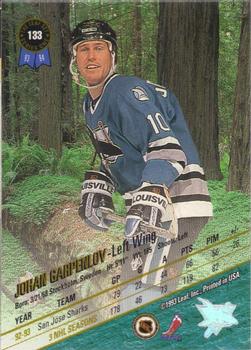 1993-94 Leaf #133 Johan Garpenlov Back