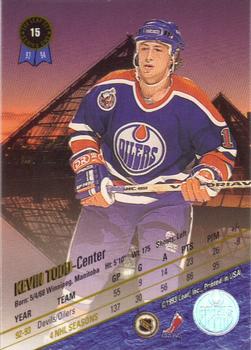1993-94 Leaf #15 Kevin Todd Back