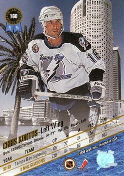 1993-94 Leaf #160 Chris Kontos Back