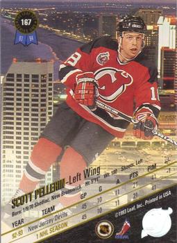 1993-94 Leaf #167 Scott Pellerin Back