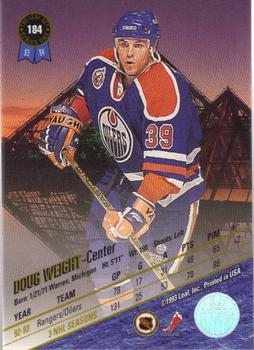 1993-94 Leaf #184 Doug Weight Back