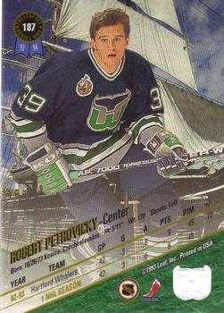 1993-94 Leaf #187 Robert Petrovicky Back