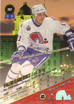 1993-94 Leaf #207 Valeri Kamensky Back