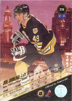 1993-94 Leaf #218 Joe Juneau Back