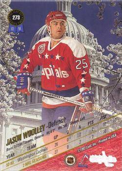 1993-94 Leaf #273 Jason Woolley Back