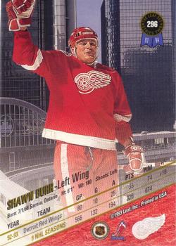 1993-94 Leaf #296 Shawn Burr Back