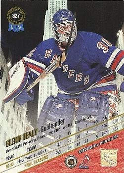 1993-94 Leaf #327 Glenn Healy Back