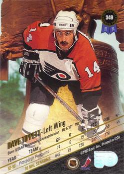 1993-94 Leaf #349 Dave Tippett Back