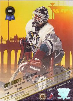 1993-94 Leaf #356 Guy Hebert Back