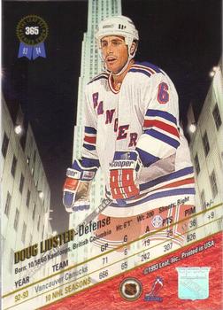 1993-94 Leaf #365 Doug Lidster Back