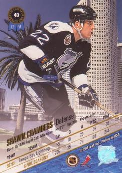 1993-94 Leaf #40 Shawn Chambers Back