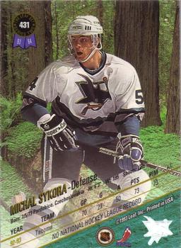 1993-94 Leaf #431 Michal Sykora Back