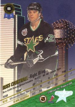1993-94 Leaf #65 Russ Courtnall Back