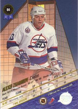 1993-94 Leaf #84 Alexei Zhamnov Back