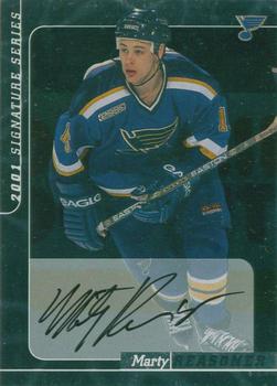 2000-01 Be a Player Signature Series - Autographs #61 Marty Reasoner Front