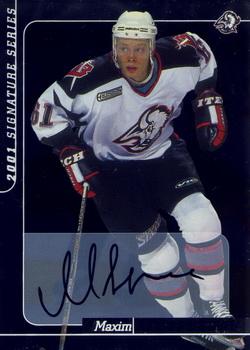 2000-01 Be a Player Signature Series - Autographs #81 Maxim Afinogenov Front